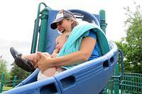 Sliding With Mommy