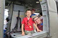 Cool Dudes on a Helicopter