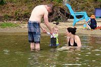 Mullaneys Enjoying the Pond