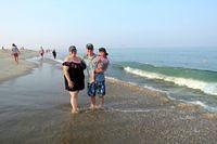 NH Family in the Surf