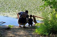 Father Son Fish Seekers