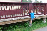 Using the Footing to Clamber Up