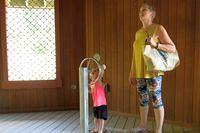 Working the Tennis Balls Through the Corkscrew